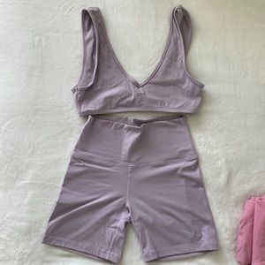 SET Active Lux Form Bra and Biker shorts